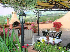Tuscan terrace